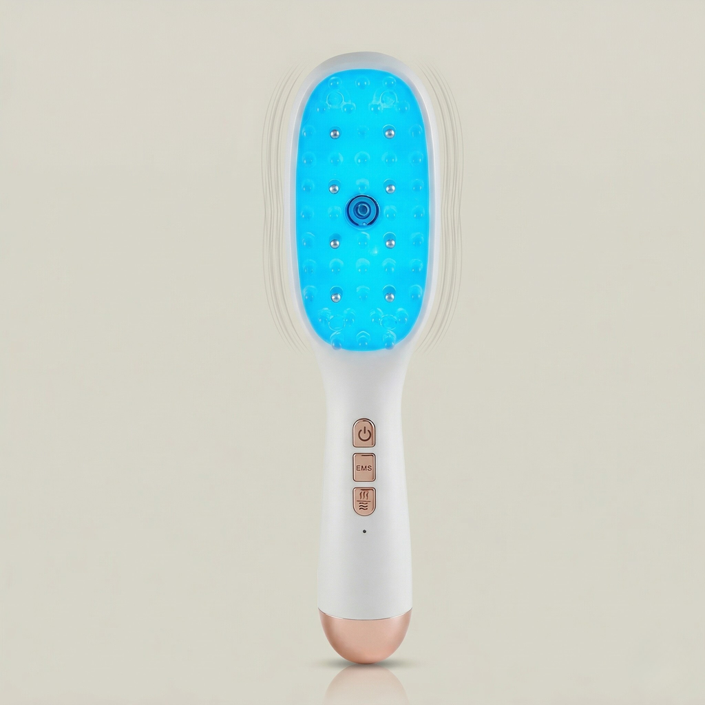 BROSSE MASSANTE LED  RESTAURATION CAPILAIRE