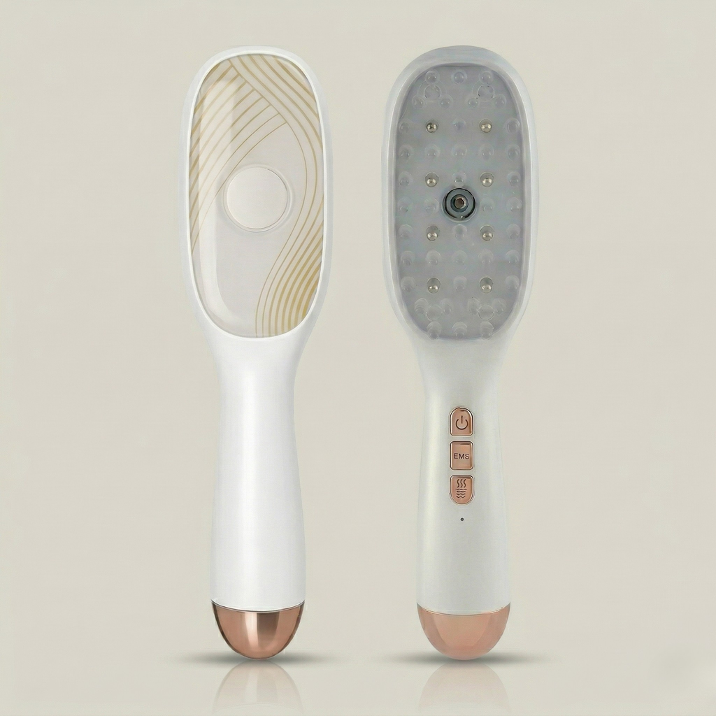 BROSSE MASSANTE LED  RESTAURATION CAPILAIRE
